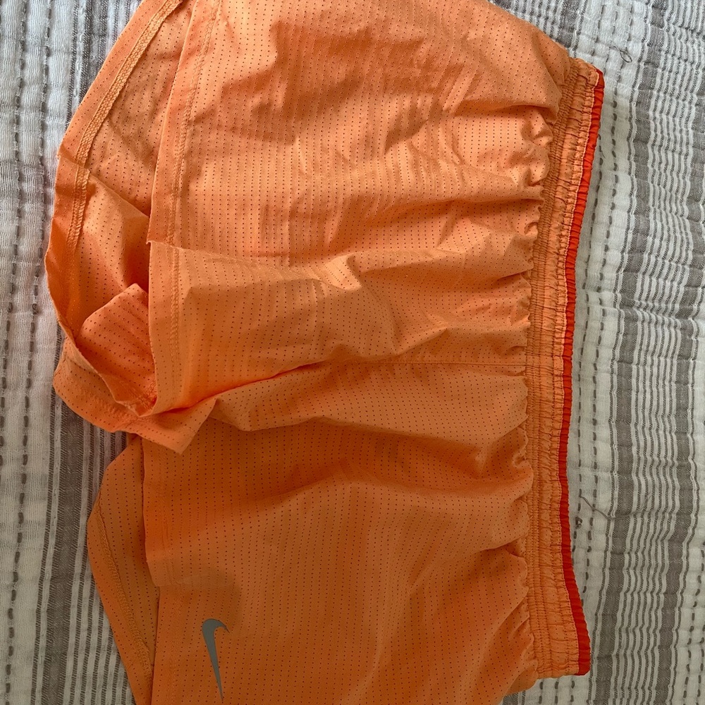Nike Dri-fir Bright Orange Athletic Shorts